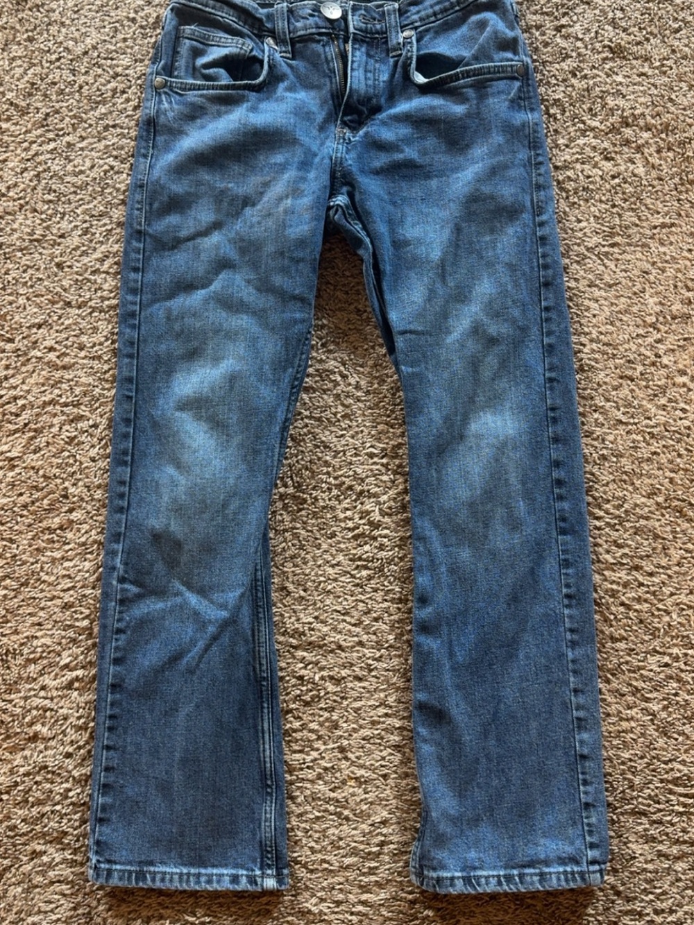 Wrangler Men's Slim Straight Jeans - Blue Denim 28x30
